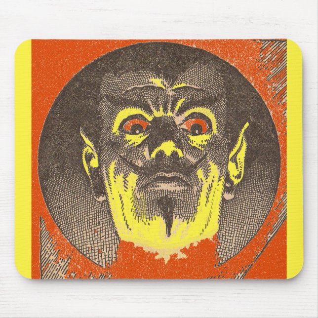 scary guy mouse pad (Front)