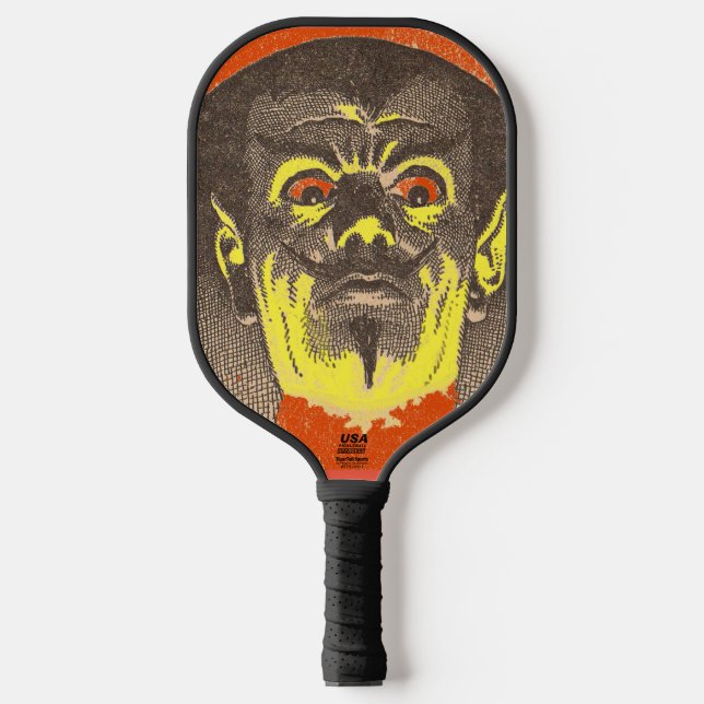 scary guy pickleball paddle (Front)