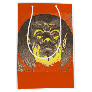 scary guy print medium gift bag
