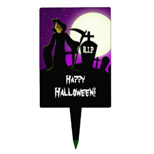 Scary Halloween Cake Topper