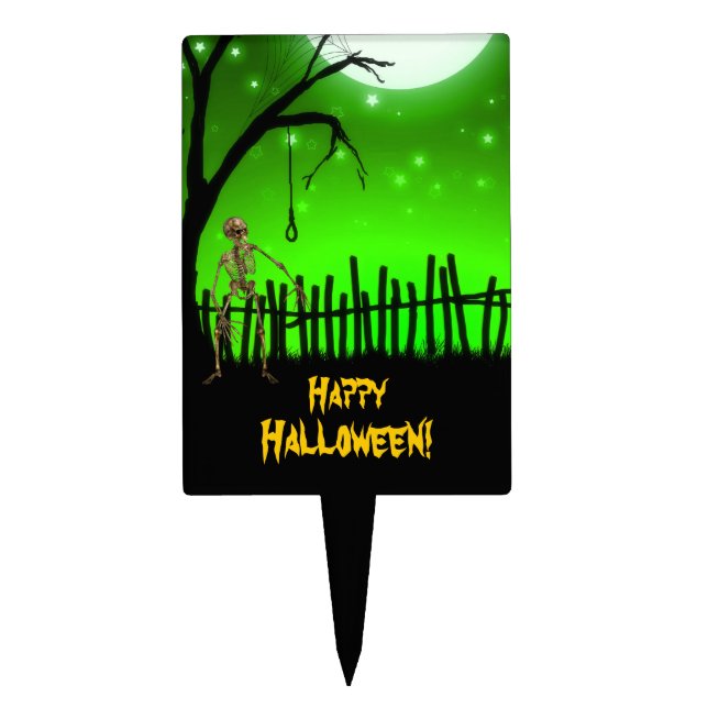 Scary Halloween Cake Topper (Front)