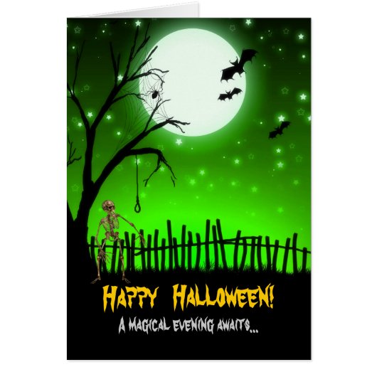 Scary Halloween Cards (Front)