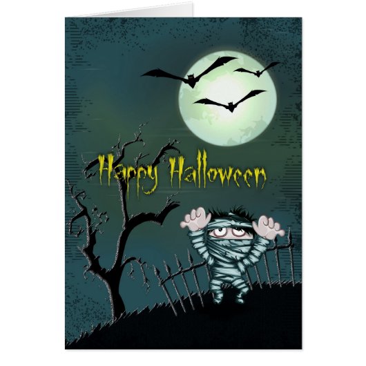 Scary Halloween Cards (Front)