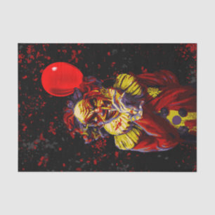 Scary Halloween Clown Costume Party Tissue Paper