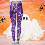 Scary Halloween Costume Black Widow Spider Web Leggings<br><div class="desc">👉 Celebrate Halloween with these scary black widow and spider web leggings! This is the perfect Halloween costume for this holiday. 🔥 My promises - This design has unique hand drawn elements (drawn my me!) - It is designed with you in mind 🙏 Thank you for supporting my small business...</div>