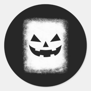 Scary Halloween Costume For Women Men Jack O'lante Classic Round Sticker