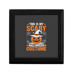 Scary Halloween Costume Pumpkin Witch Hat Design_1 Gift Box