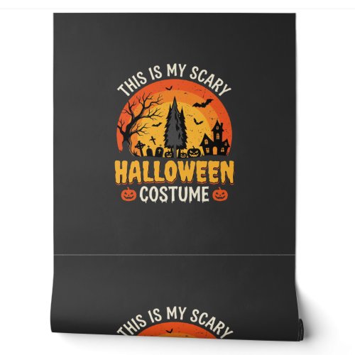 Scary Halloween Costume Vintage Sunset Design_1 Wallpaper