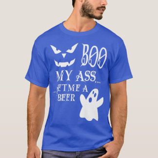 Scary Halloween Creepy Ghost Pumpkin Face T-Shirt