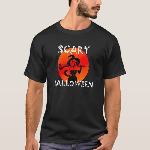 Scary Halloween Day T_Shirt