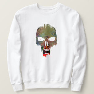 Scary Halloween Evil Pirate Skull Scream Costume Sweatshirt