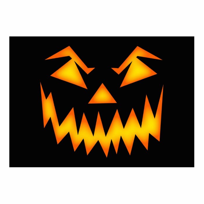 Scary Halloween Face Photo Cut Out