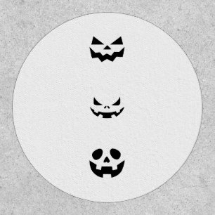 Scary Halloween Faces Patch