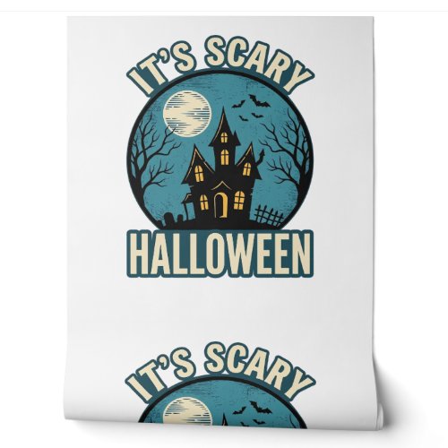 Scary Halloween Haunted House Vintage Shirt Design Wallpaper