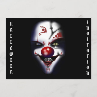 scary halloween invitation