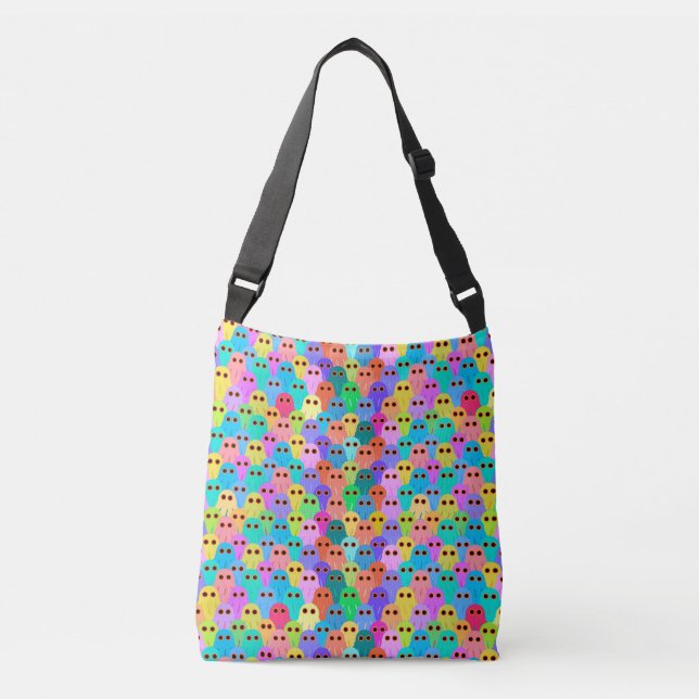 Scary Halloween Night Audition Crossbody Bag (Front)