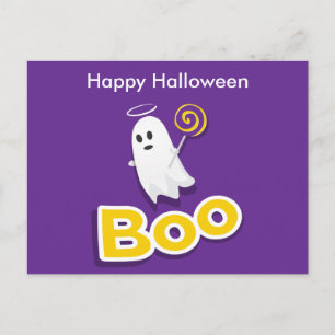 Scary Halloween Night Postcard