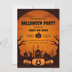 Scary Halloween Party Invitation
