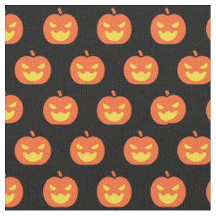 Scary Halloween Pattern Fabric