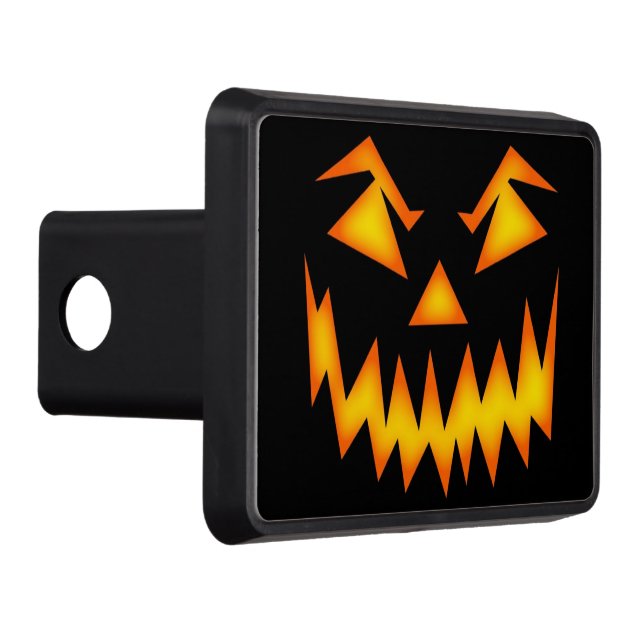 Scary Halloween Pumpkin Hitch Cover (Right)