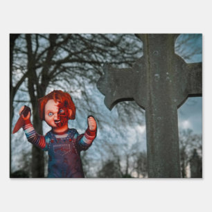 Scary Halloween Sign