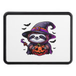 Scary Halloween Sloth Witch Hat Costume Spooky Sea Hitch Cover