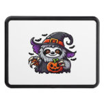 Scary Halloween Sloth Witch Hat Costume Spooky Sea Hitch Cover