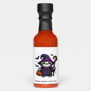 Scary Halloween Sloth Witch Hat Costume Spooky Sea Hot Sauces