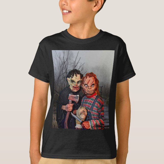 Scary Halloween. T-Shirt (Front)