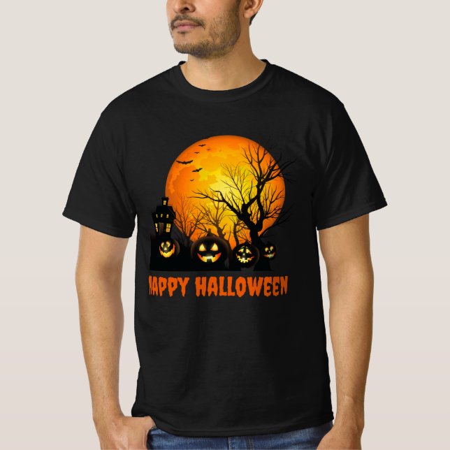 Scary Halloween T-Shirt for Men (Front)