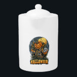 Scary Halloween  Teapot<br><div class="desc">Scary Halloween</div>