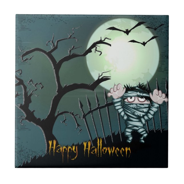 Scary Halloween Tile (Front)