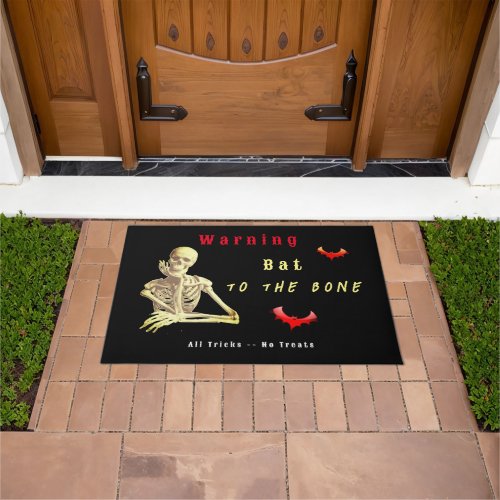 Scary Halloween _ Trick or Treat Opitional Sizes Doormat