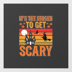 Scary Halloween Witch Haunted House Design_1 Floor Decals