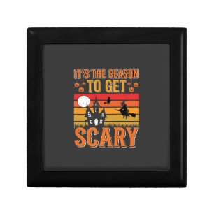 Scary Halloween Witch Haunted House Design_1 Gift Box