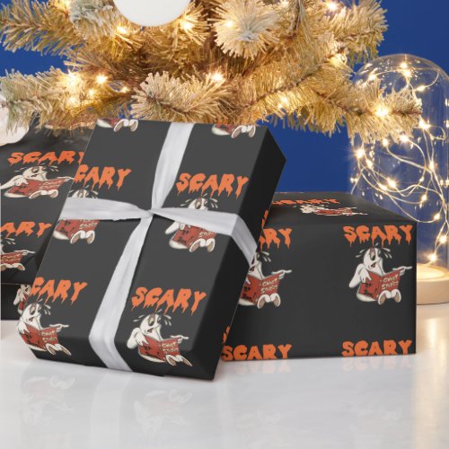 Scary Halloween Wrapping Paper