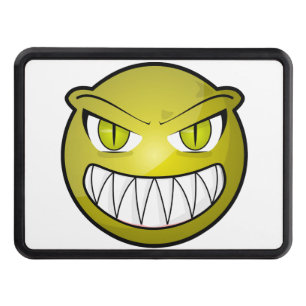 Scary Happy Face Hitch Cover