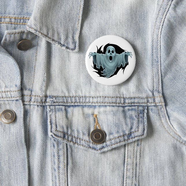 Scary Haunting Ghost  Button (In Situ)