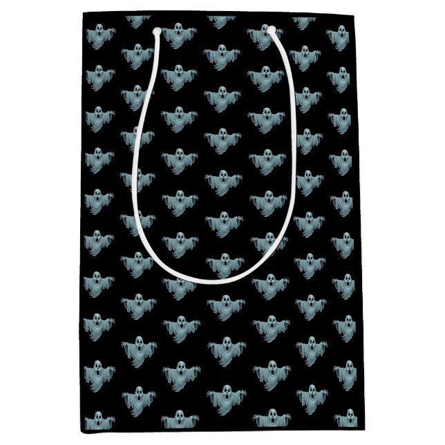 Scary Haunting Ghost Medium Gift Bag (Front)