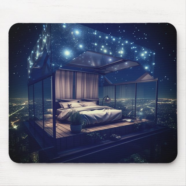 Scary High Bed Mouse Pad (Front)