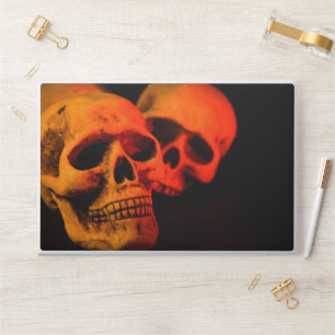 Scary Human Skull Halloween Haunted HP Laptop Skin