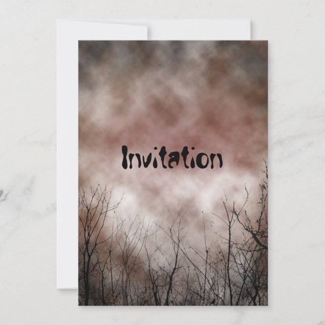 Scary Invitation (Front)