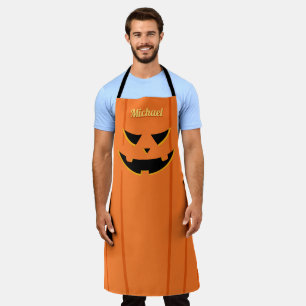 Scary Jack O' Lantern  Halloween All-Over Print Apron