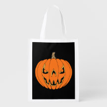 Scary Jack-o'-Lantern Halloween Design