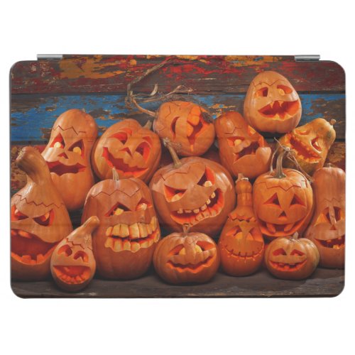 Scary Jack O Lantern Halloween Pumpkins 2 iPad Air Cover