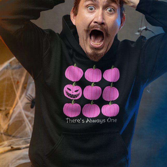 Scary Jack-O'-Lantern with Pumpkins  Hoodie (This item is for display purposes only to illustrate the design element.)