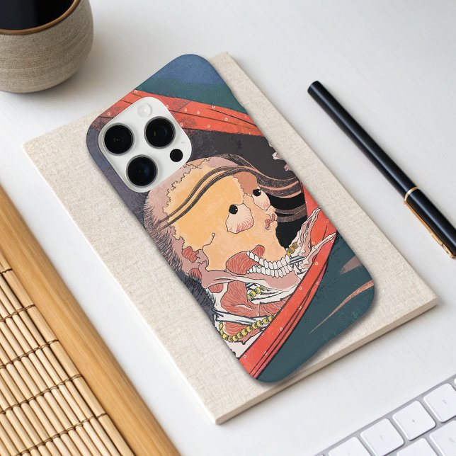 Scary Japanese Skeleton Ghost Woodblock Case-Mate  Case-Mate iPhone Case (Creator Uploaded)