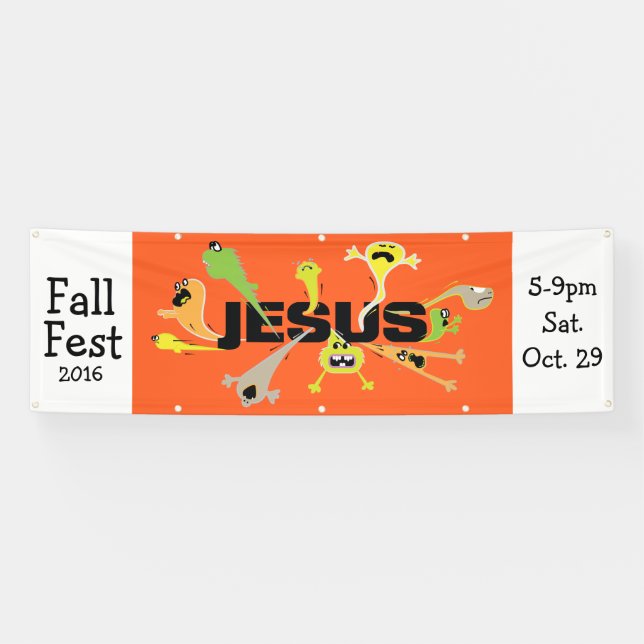 Scary Jesus Banner (Horizontal)