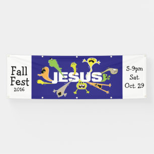 Scary Jesus Banner