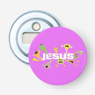 Scary Jesus Bottle Opener